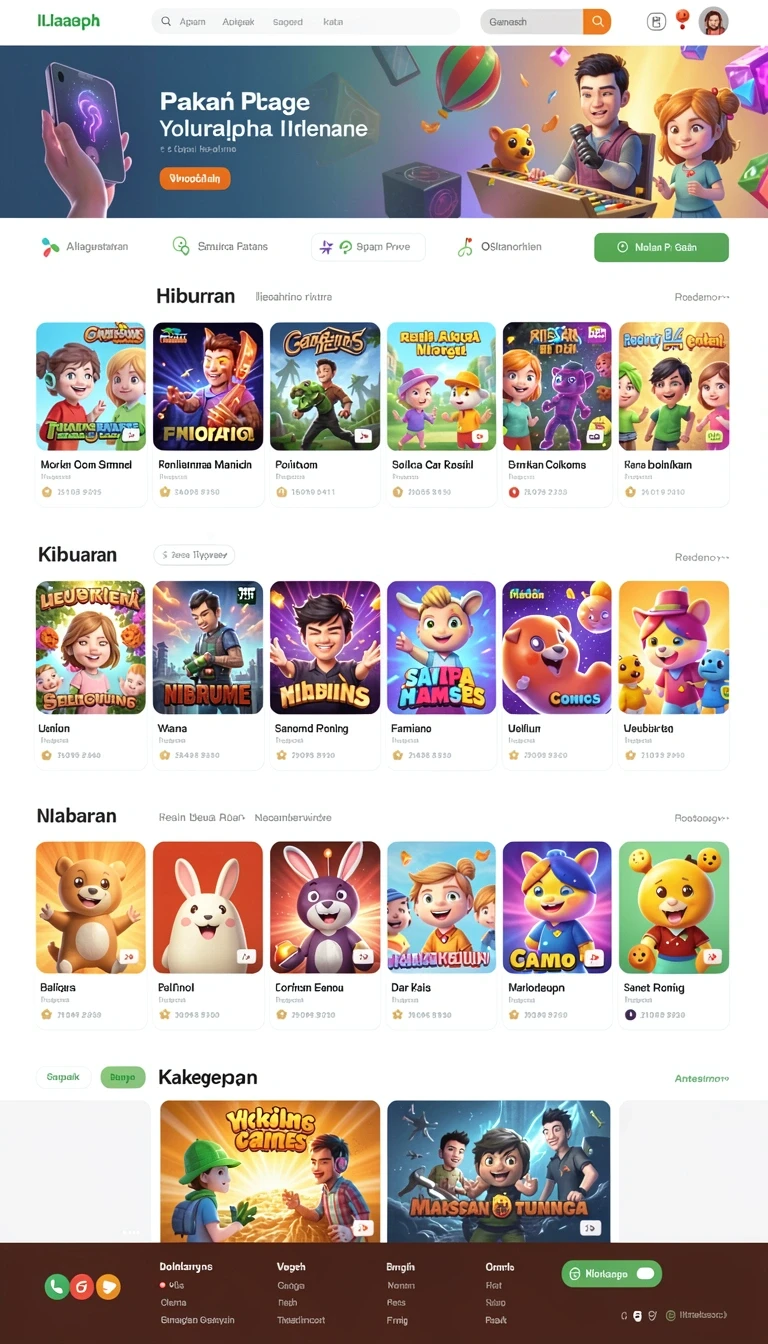 Tampilan utama aplikasi Aplikasi garuda138 Terbaik untuk Android dan iOS yang intuitif dan efisien.